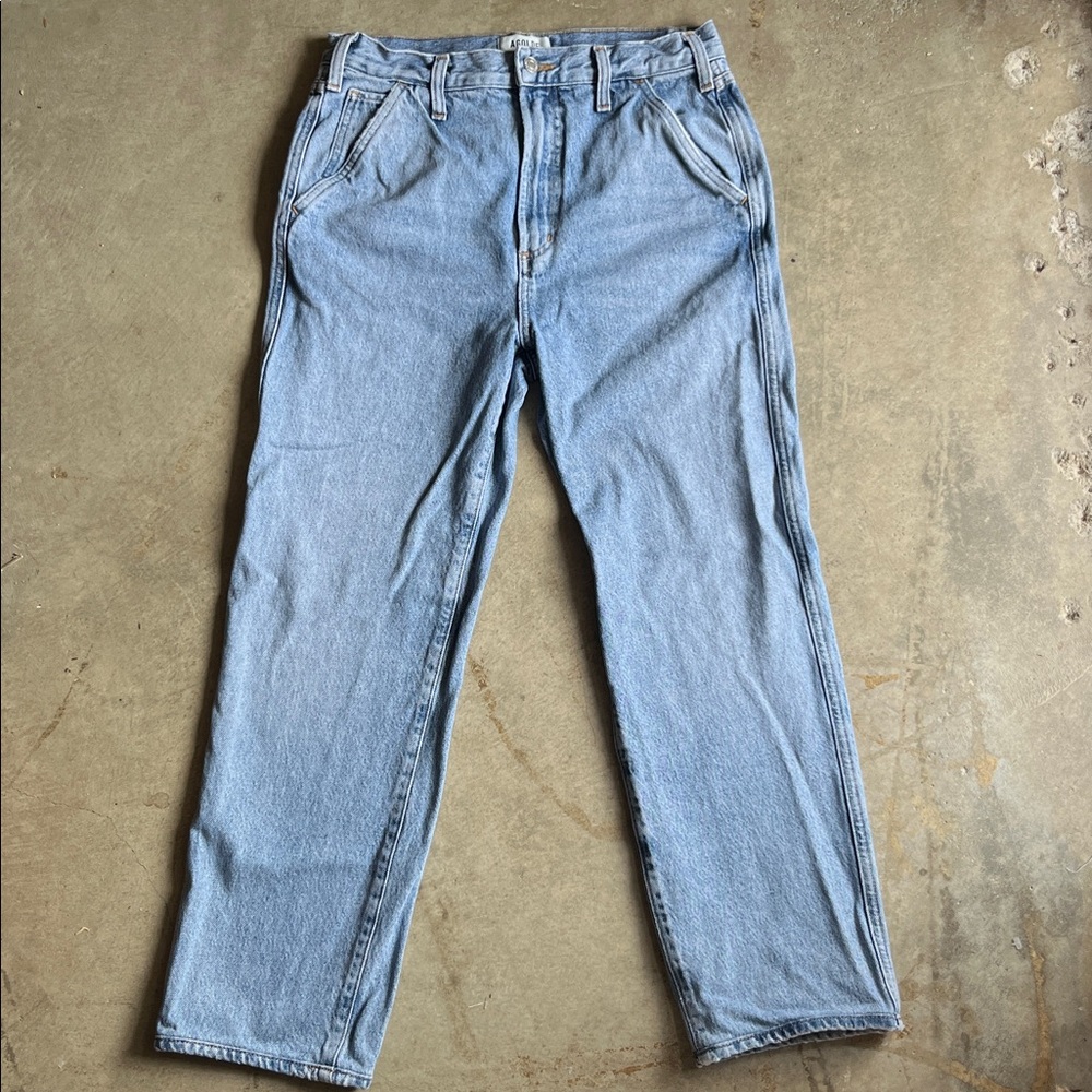 Agolde Sky Blue Denim Jeans